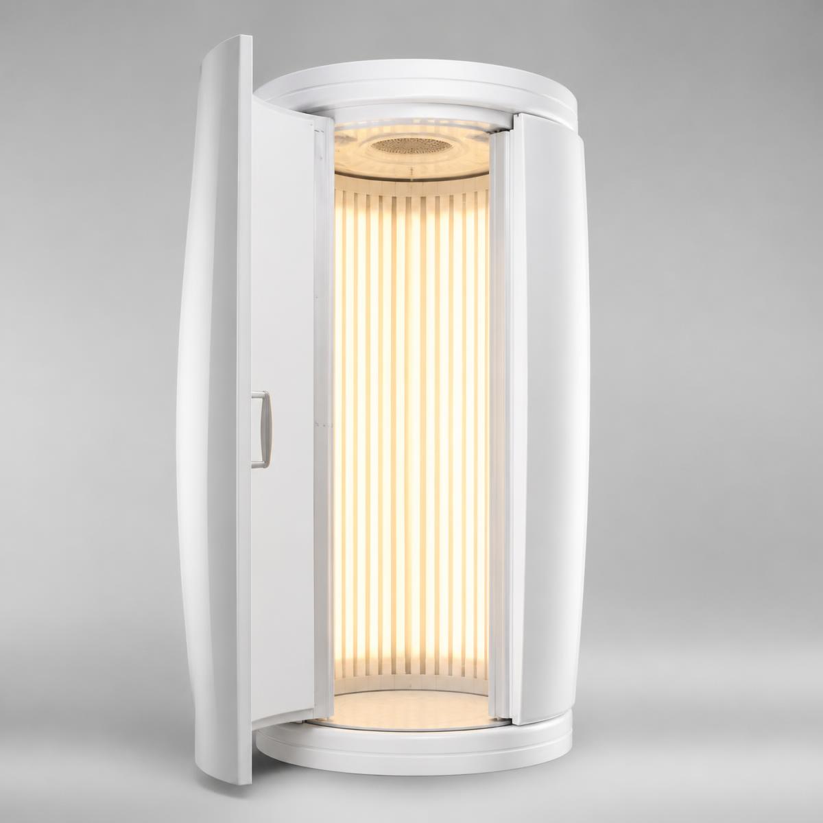 Tansun VX240 stand-up home sunbed with warm tanning lamps
